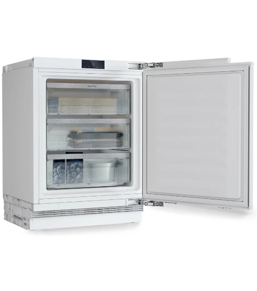 Встраиваемая морозильная камера Liebherr Pure, высота 82-88 см, door-on-door, SmartFrost, сенсорная электроника за дверью.