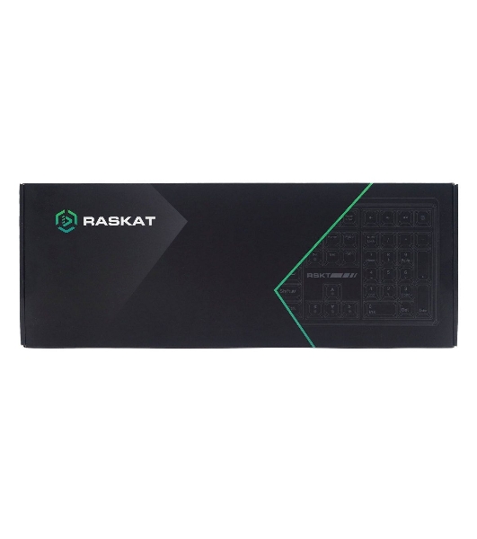 Клавиатура Raskat KM004 проводная, USB Type-A, зелёный/серый