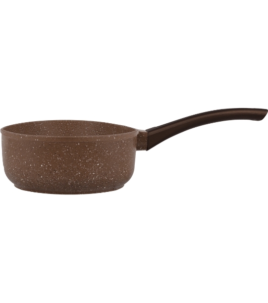 Ковш Maunfeld Carmel MF18CRM01SP из литого алюминия со стеклянной крышкой, 18 см, 1,6 л