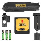 Лазерный уровень Denzel DQB-T, 30 м, зеленый луч, батарейки, штатив, фото6