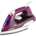 Утюг Centek CT-2348 фиолетовый, 1600 Вт, 20 г/мин, 80 г/мин, 200 мл, фото 1