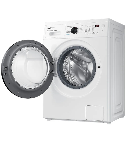 Стиральная машина Samsung WW60AG4S00CE/LD белая, загрузка фронтальная 6 кг, 1000 об/мин., класс: A