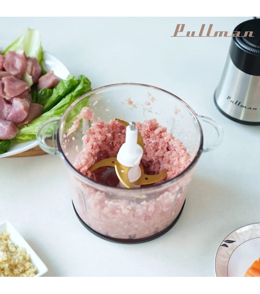 Измельчитель электрический Pullman PL-320, 1000Вт, 6 лезвий, стеклянная чаша 3 л