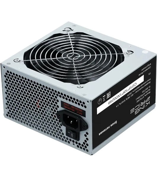 Блок питания KingPrice KPPSU500 ATX 500W (20+4pin) 120мм fan 4xSATA