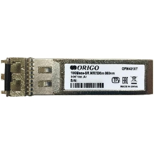 Трансивер ORIGO OFM431XT SFP+ Transceiver, 10Gbase-SR, Duplex LC, 850nm, Multi-mode, 300M