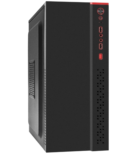Компьютерный корпус Miditower ExeGate AA-443U-UNS350 (ATX, БП UNS350 с вент. 12см, 2хUSB+1хUSB 3.0+HD Audio, черный)