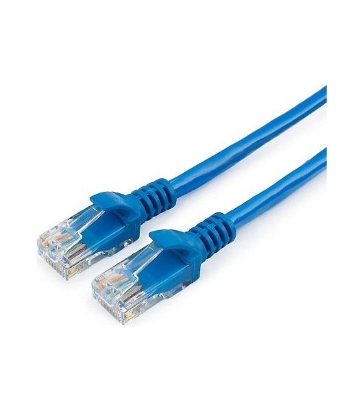 Патч-корд CCA light UTP Гарнизон PC-UTP-5e-1.5-B cat.5e, 1.5м, литой, многожильный синий