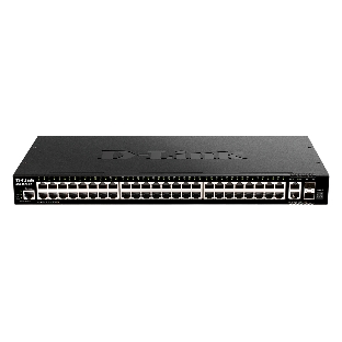 Коммутатор D-Link DGS-1520-52/A1A, 48×1 Гбит/с + 2×10 Гбит/с Base-T + 2×10 Гбит/с SFP+, управляемый