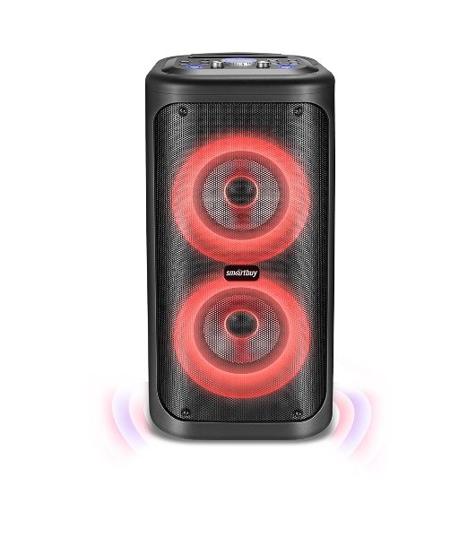 Акустическая система 2.1 Smartbuy MY DISCO, 50Вт, Bluetooth, MP3, FM, RGb подсветка Диско, микрофон