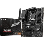 Материнская плата MSI PRO B650-P WIFI, AM5, AMD B650, 4xDDR5, 6xSATA, 2xM.2 (PCIe 4.0), 2xPCIe 4.0 x16, 2xPCIe 3.0 x16, 1xHDMI, 1xDP, 1x2.5Gb LAN, Wi-Fi, Bluetooth, 1xUSB-C 20Gbps, 3xUSB-A 10Gbps, 4xUSB-A 5Gbps, 3x3.5 мм, 7.1, чёрный, ATX, фото 1
