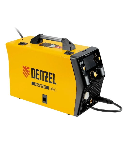 Аппарат инвертор. полуавтомат. cварки Denzel IMIG-185SDR, 180 А, ПВ 60%, катушка 5 кг