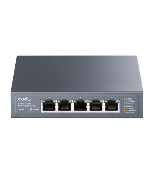 Коммутатор Cudy HS105, 5×2.5 Гбит/с