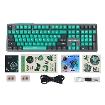 Клавиатура Raskat KM004 проводная, USB Type-A, зелёный/серый, фото4