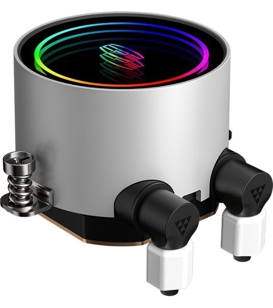 Система жидкостного охлаждения PcCooler DA240 WH ARGB Soc-AM5/AM4/1200/1700/1851 белый 4-pin Al+Cu 270W Ret (DA240-WHAWXX-GL)