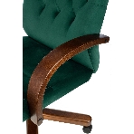 Кресло Бюрократ T-9928WALNUT Fabric Italia Green зеленый, ткань, фото7
