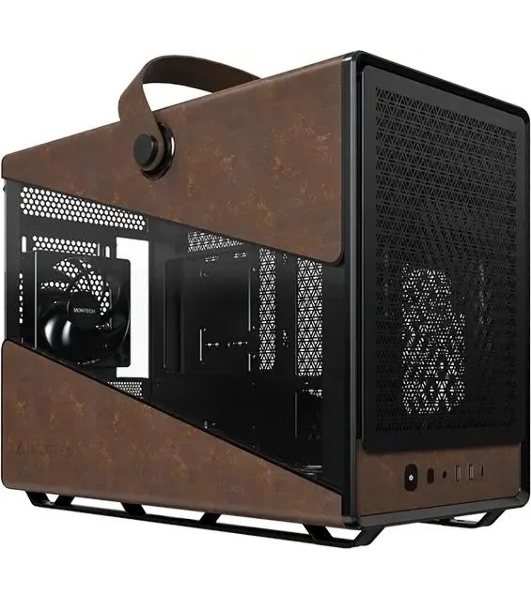 Компьютерный корпус Montech Heritage PRO (B) черный без БП mATX 5x120мм 2x140мм 2xUSB3.0 audio bott PSU