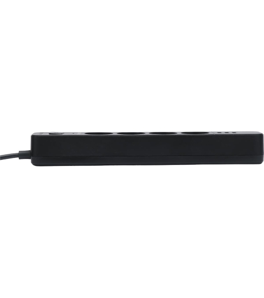 Сетевой фильтр Гарнизон 2.0 Мультипорт EPS-4-U3-B-2, 4 р, 10А, 3xUSB, 2 м, ур.защиты 2+, черный, пакет