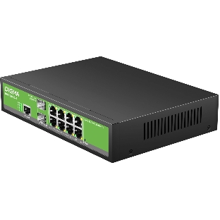 Коммутатор Digma DSW708G-2S-T, 8×1 Гбит/с + 2×1 Гбит/с SFP, управляемый