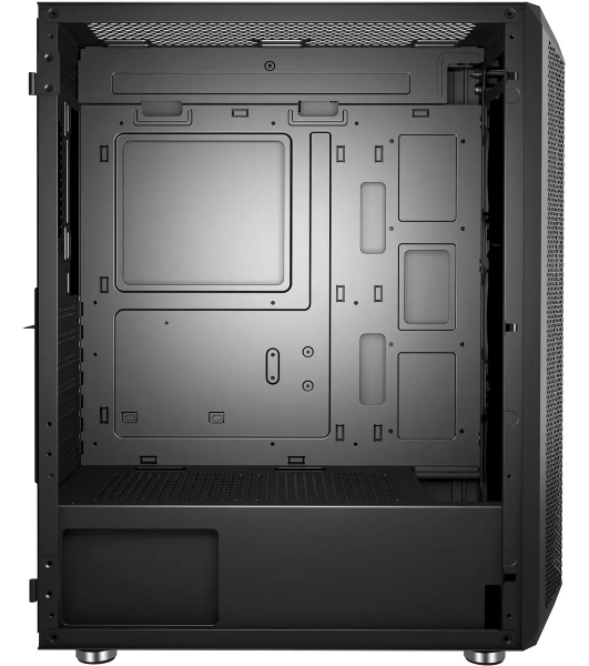 Компьютерный корпус Bloody BD-CC115 черный без БП ATX 8x120мм 1xUSB 2.0 1xUSB 3.0 audio bott PSU