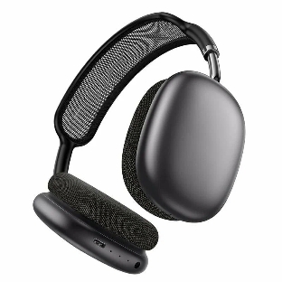 Беспроводные/проводные наушники Borofone BO35 серый космос, накладные, Bluetooth + проводной, до 45 ч