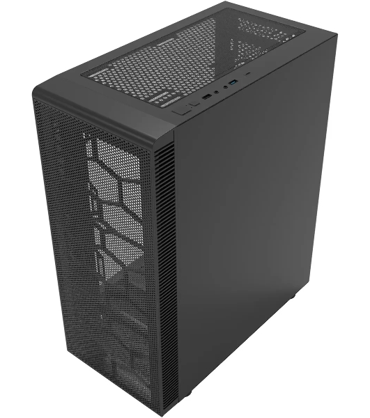 Компьютерный корпус Bloody BD-CC115 черный без БП ATX 8x120мм 1xUSB 2.0 1xUSB 3.0 audio bott PSU