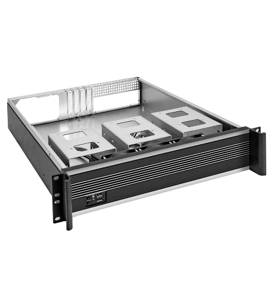 Серверный корпус ExeGate Pro 2U450-09 (RM 19', высота 2U, глубина 450, без БП, 2*USB)