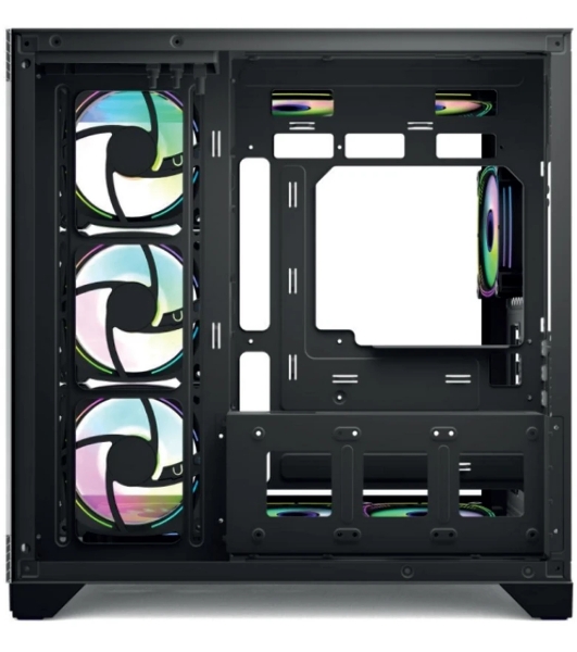 Компьютерный корпус Forza FZ-G42A Seaview TG ATX Case, black, w/o psu, Tempered glass front panel, 1x3,5', 3x2,5',USB3.