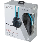 Гарнитура A4Tech Fstyler FH200i серый-синий, проводная, 3.5 мм, фото5