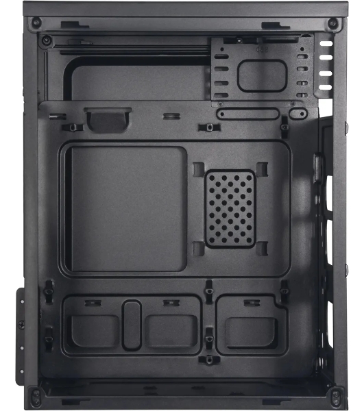 Компьютерный корпус KingPrice KPCC-MN211 черный без БП mATX 1x80мм 2x120мм 2xUSB 2.0 audio