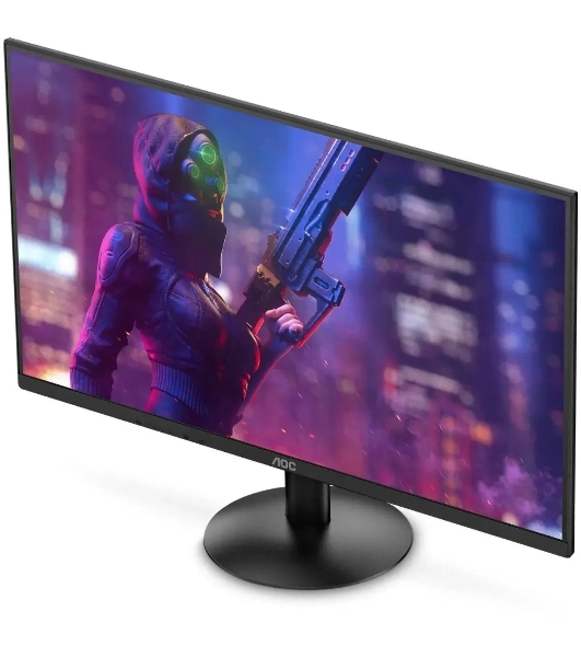 Монитор 27' AOC 27B30H3 IPS 1920x1080, 100 Гц, 1 мс, 16:9, 250 кд/м², HDMI 1.4, VGA, Adaptive-Sync, черный
