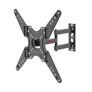 Кронштейн Arm media LCD-405 черный, Кр. стал. наст. для TV 26'-60', max 40 кг, 4 ст св., нак. +5°-10°, пов. ±90°, от ст. 82-362 мм, max VESA 400x400 мм.