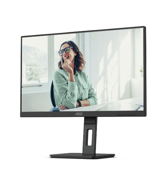 Монитор 27' AOC Q27P3CV IPS 2560x1440, 75 Гц, 4 мс, 16:9, 350 кд/м², 2xHDMI 1.4, DisplayPort 1.2, USB-концентратор (4x USB 3.0), 2.5 Gigabit Ethernet, встроенные динамики, черный