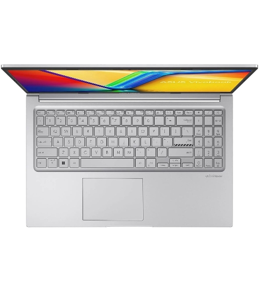 Ноутбук ASUS VivoBook X1504VA-BQ4060/15.6'/IPS/Intel Core 3 100U/16Gb/512Gb SSD/Intel Graphics/Windows 11 Pro/серебристый/1.7kg