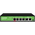 Коммутатор Digma DSP204G-2G-T80, 6×1 Гбит/с, неуправляемый, фото 1