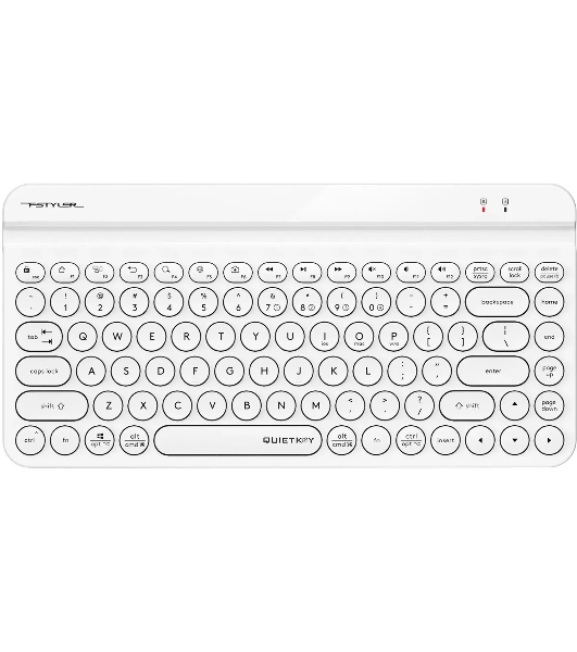 Клавиатура беспроводная A4Tech Fstyler FBK30, USB, Bluetooth/Радиоканал, зеленый