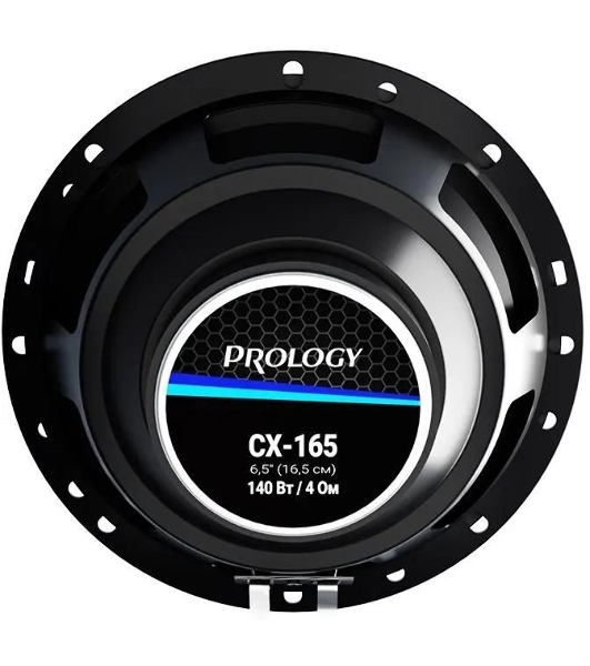 Колонки автомобильные Prology CX-165 140Вт 89дБ 4Ом 16см (6.5дюйм) (ком.:2кол.) коаксиальные двухполосные