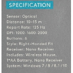Мышь беспроводная A4Tech Fstyler FG30S серый, 2000 dpi, радиоканал, USB, кнопки - 6, фото2
