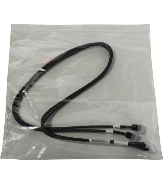 Кабель Broadcom 05-60003-00 Slimline SASx8 (SFF8654) -to- 2 SAS HD x4 (SFF8643)+ SFF9402, 1M