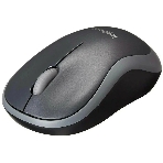 Мышь беспроводная Logitech M186 черный/серый, 1000 dpi, радиоканал, USB, кнопки - 3, фото3