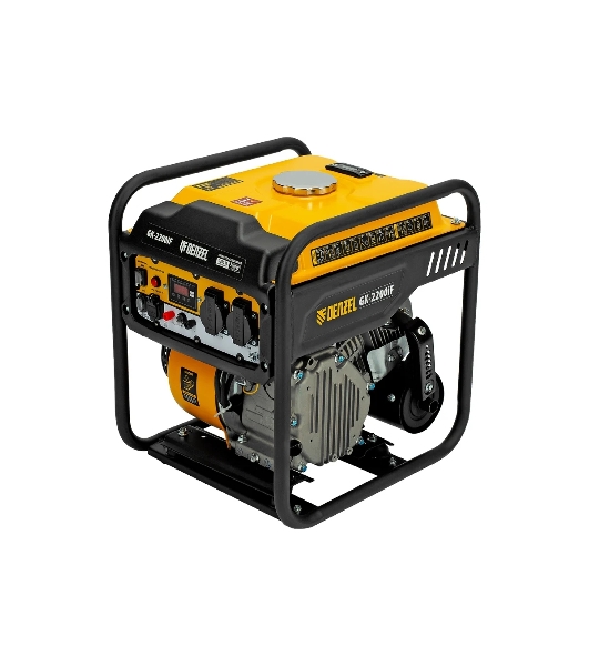 Электрогенератор бензиновый инверторный Denzel GK-2200iF, 2.2 кВт, 95 дБ, 27 кг