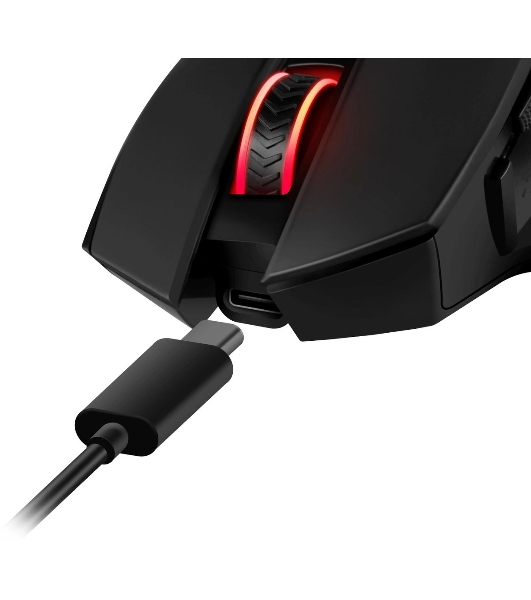 Мышь беспроводная Redragon Mirage Pro черный, 8000 dpi, радиоканал, USB, кнопки - 9