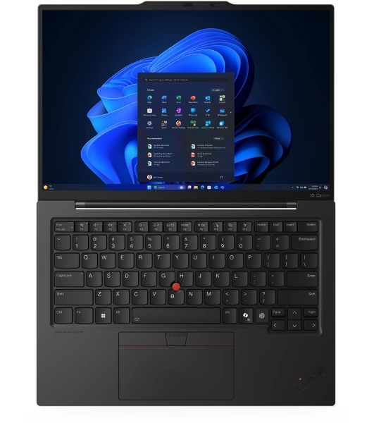 Ноутбук ThinkPad X1 Carbon Gen 13 Aura Edition WUXGA (1920x1200) IPS 500N, Ultra 7 265U, 16GB Soldered LPDDR5x, 1TB SSD M.2, Integrated Graphics, WiFi6E, BT, TPM2, FPR, IR Cam, 57Wh, 65W USB-C, Win 11 Pro, 1