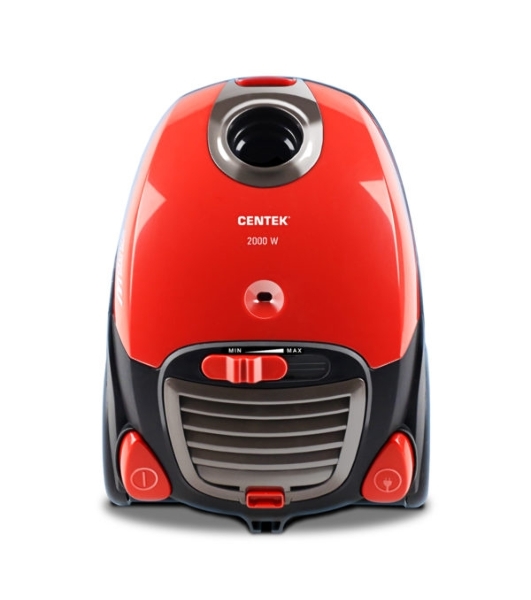 Пылесос Centek CT-2511 красный/черный, 400/2000 Вт, уборка сухая, пылесборник мешок, 2 л