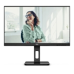 Монитор 27' AOC Q27P3CV IPS 2560x1440, 75 Гц, 4 мс, 16:9, 350 кд/м², 2xHDMI 1.4, DisplayPort 1.2, USB-концентратор (4x USB 3.0), 2.5 Gigabit Ethernet, встроенные динамики, черный, фото 1