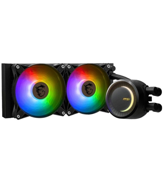 Система жидкостного охлаждения MSI MAG CORELIQUID E240 2x ARGB Fan LGA 1200/1700 AM5/AM4 (306-7ZW5E17-C24)