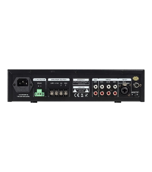 Микшер-усилитель Intrend ITMXAMP-60MT MP3, FM тюнер, USB, Bluetooth, 2хMic/3хLine входы, 1хLine выход,60 Вт, 4/8Ом/100V, IR-пульт в комплекте