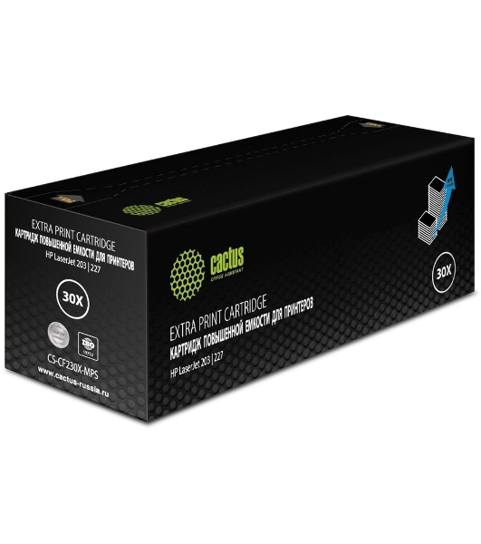 Картридж лазерный Cactus CS-CF230X-MPS черный (5000стр.) для HP LJ 203/227