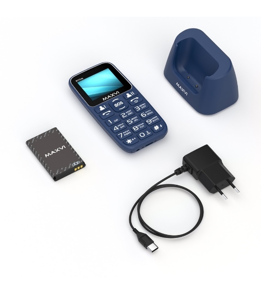 Мобильный телефон Maxvi B110ds синий