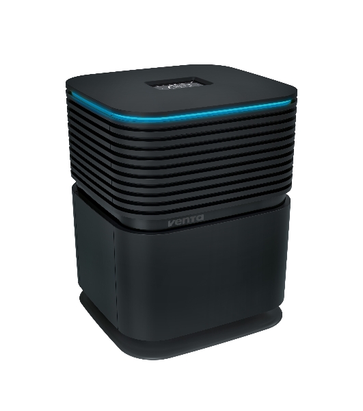 Мойка воздуха Venta AEROSTYLE LW74 черный, 90 м², 9 л, холодное испарение, без сменных фильтров, гигростат, ночной режим, 4 режима работы