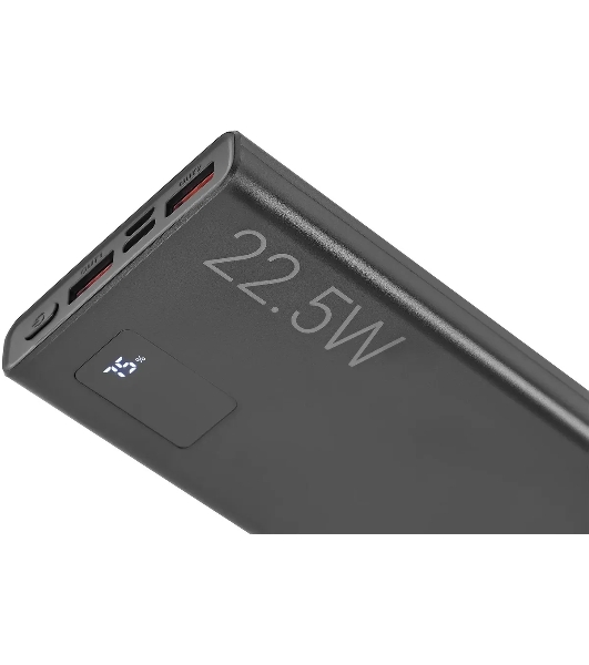 Портативный аккумулятор Digma DGPF10A 10000mAh QC3.0/PD3.0 22.5W 5A 2xUSB-A/USB-C черный